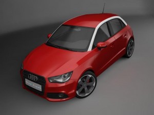 audi a1 sportback 3D 모델