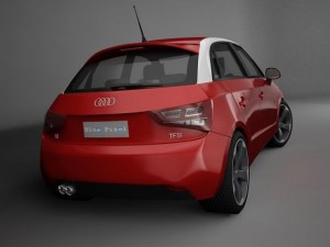 audi a1 sportback 3D 모델