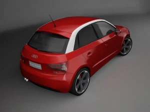 audi a1 sportback 3D Model