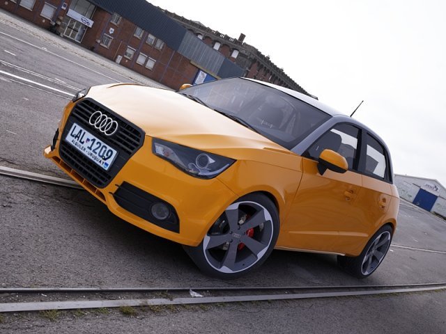 audi a1 sportback 3D Model .c4d .max .obj .3ds .fbx .stl .blend 