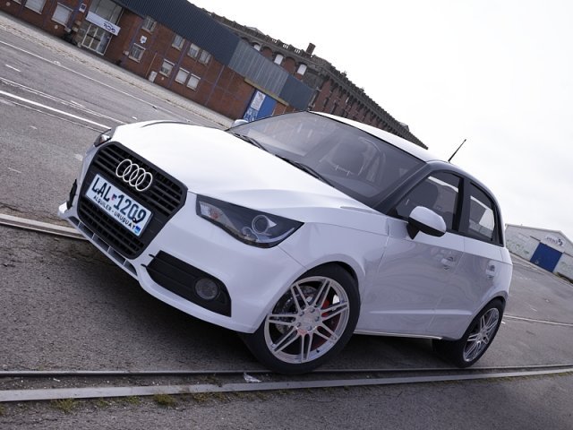 audi a1 sportback white 3D Model in Compact Cars 3DExport