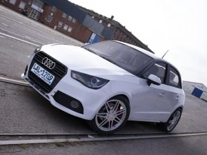 audi a1 sportback branco Modelo 3D