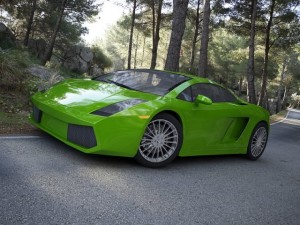 sport car green 3D Model