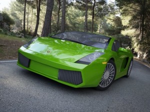 sport car green 3D Model