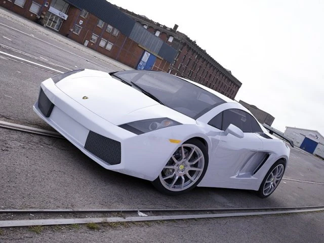 sport car white 3D Model .c4d .max .obj .3ds .fbx .stl .blend 