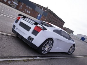 sport car white 3Dモデル