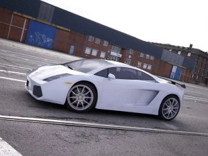 sport car white 3D Model