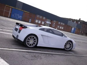 sport car white 3D Model