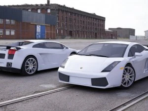 sport car white 3D Model