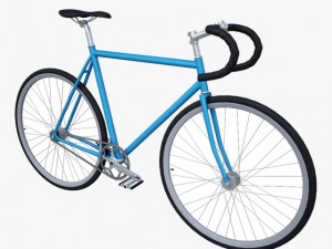 fixed gear bicycle 3D Model