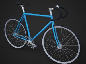 fixed gear bicycle 3Dモデル
