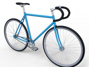 fixed gear bicycle 3Dモデル