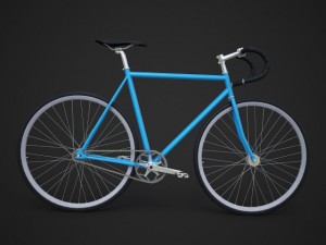 fixed gear bicycle 3Dモデル