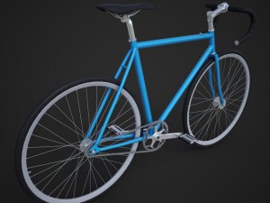 fixed gear bicycle 3Dモデル