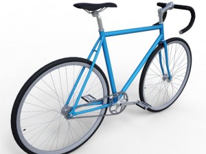 fixed gear bicycle 3Dモデル