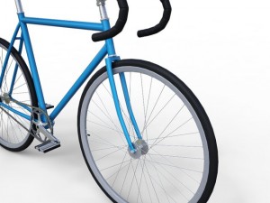 fixed gear bicycle 3Dモデル