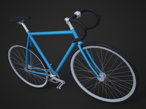 fixed gear bicycle 3Dモデル