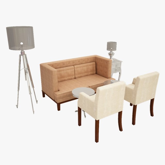 furniture set 3Dモデル .c4d .max .obj .3ds .fbx .stl .blend 