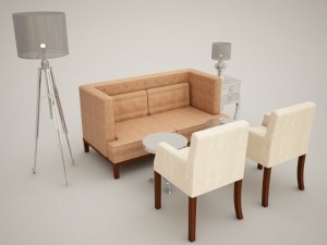 furniture set 3Dモデル
