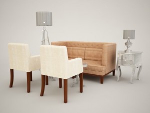 furniture set 3Dモデル