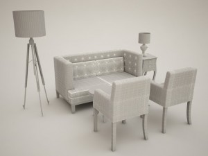 furniture set 3Dモデル