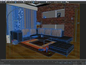 interior scene 01 3D Model