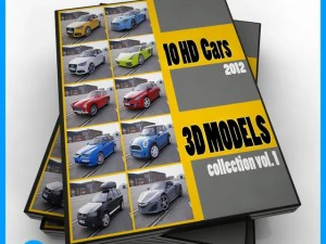 cole&ccedil;&atilde;o de carros hd 01 Modelo 3D