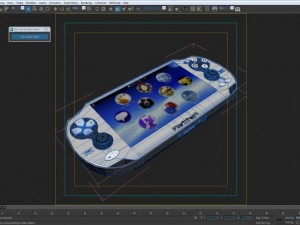 sony playstation vita 3D 模型