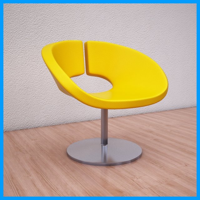 leather armchair 1 Modello 3D .c4d .max .obj .3ds .fbx .stl .blend 