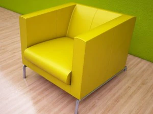 leather armchair 2 3D Model