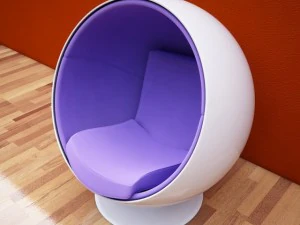 egg chair 1 3D Model