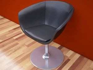 poltrona de couro 3 Modelo 3D