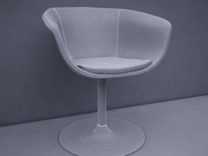 leather armchair 3 3D 모델