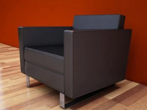 leather armchair 4 3D Model
