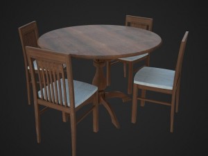 modern furniture collection 03 3D 모델
