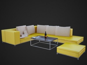 modern furniture collection 03 3D 모델