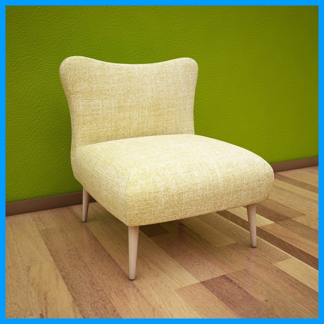 chair 5 Model 3D .c4d .max .obj .3ds .fbx .stl .blend 