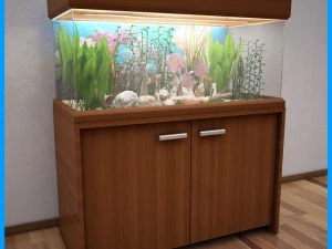 arm&aacute;rio de aqu&aacute;rio v1 Modelo 3D