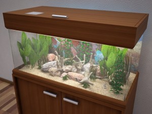aquarium cabinet v1 3D Model