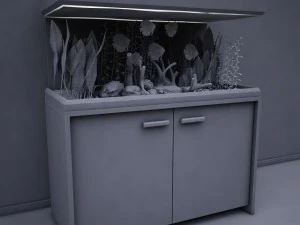 arm&aacute;rio de aqu&aacute;rio v1 Modelo 3D