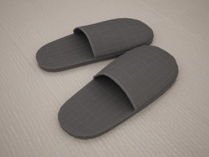slippers 3D-Modell