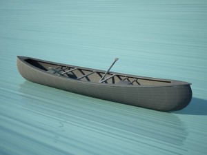 canoe 3D Model