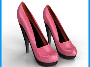 women shoes 3D Model