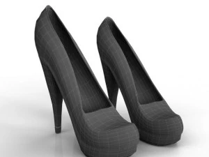 women shoes 3D Model