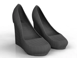 women shoes 2 3D Model