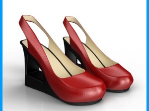 women shoes 3 3D Model