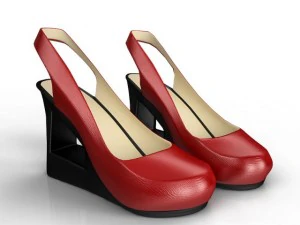 women shoes 3 3D Model