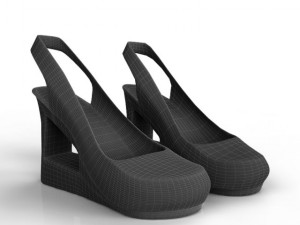 women shoes 3 3D Model