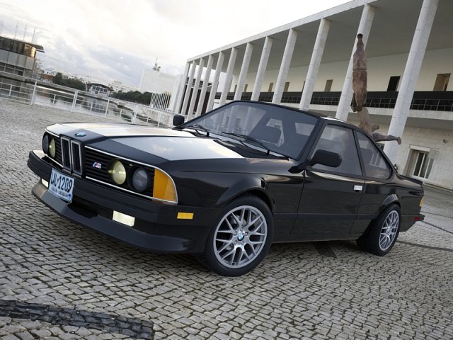 car e24 mpower 3D मॉडल .c4d .max .obj .3ds .fbx .stl .blend 
