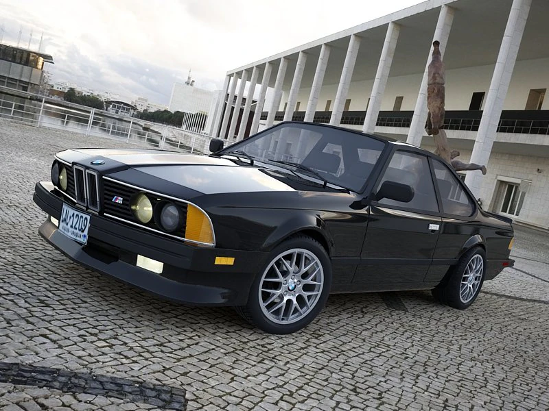 car e24 mpower 3D Model .c4d .max .obj .3ds .fbx .stl .blend 